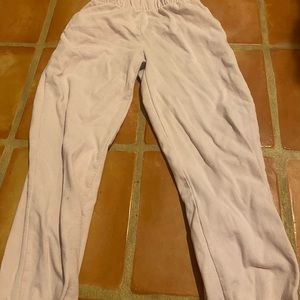 Brandy melville light pink sweat pants